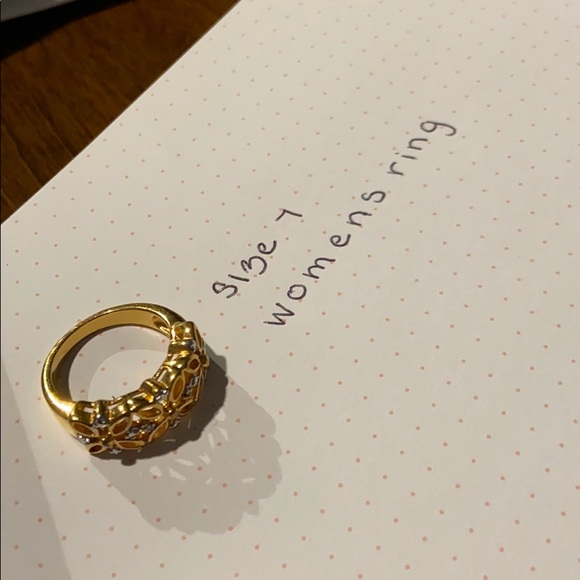 🌟💍 💍 💍 CZ GOLD RING 💍 💍 💍 🌟 - Picture 6 of 6